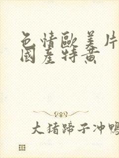 色情欧美片午夜国产特黄