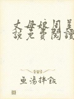 丈母娘周美琴小说免费阅读