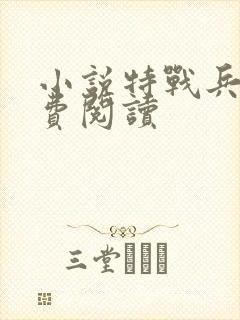 小说特战兵王免费阅读