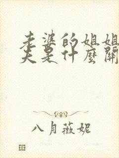 老婆的姐姐的丈夫是什么关系