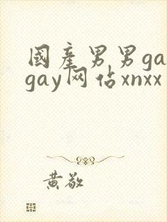 国产男男gaygay网站xnxx封面
