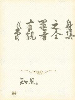 《有罪之身》免费观看全集电视剧高清