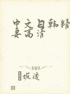 中文日韩精品人妻高清