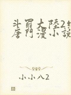 斗罗大陆2绝世唐门漫小说