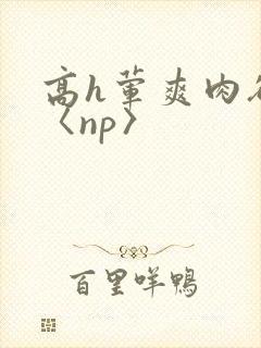 高h荤爽肉欲文〈np〉封面