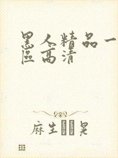 黑人精品一区二区高清