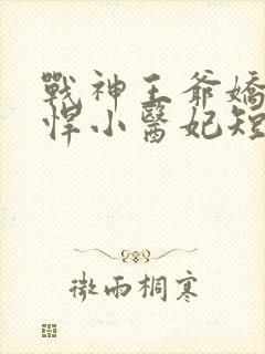 战神王爷娇宠彪悍小医妃短剧