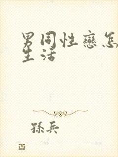 男同性恋怎样性生活