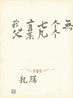 我有七个无敌师父叶凡个封面