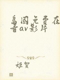 岛国免费在线观看av影片