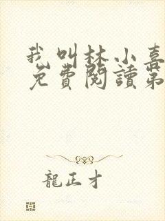 我叫林小喜全文免费阅读第一部封面