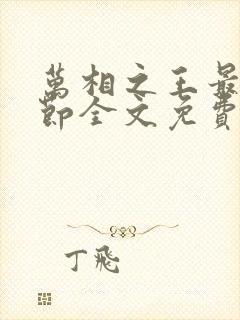 万相之王最新章节全文免费阅读辰东