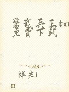 医武兵王txt免费下载封面