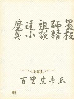 魔道祖师墨香铜臭小说精校版