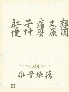 肚子痛又想拉大便什么原因封面