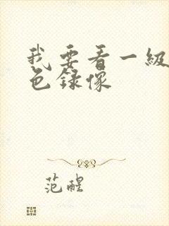 我要看一级片黄色录像