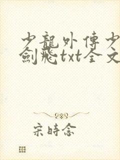 少龙外传少年龙剑飞txt全文免费阅读封面