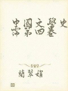 中国文学史袁行霈第四卷封面