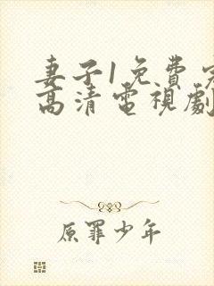 妻子1免费完整高清电视剧在线看封面