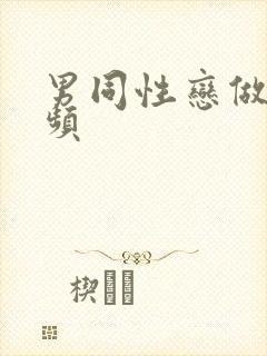 男同性恋做的视频