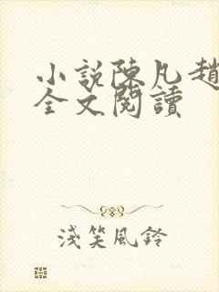 小说陈凡赵琳琳全文阅读