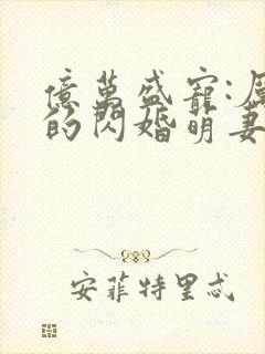 亿万盛宠:厉少的闪婚萌妻