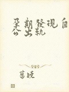 孕期发现自己老公出轨