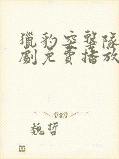 猎豹突击队电视剧免费播放全集