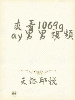 爽看1069gay男男视频