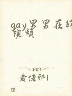gay男男在线视频