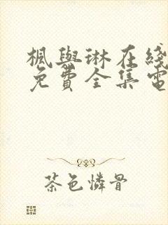 枫与琳在线观看免费全集电视剧高清封面