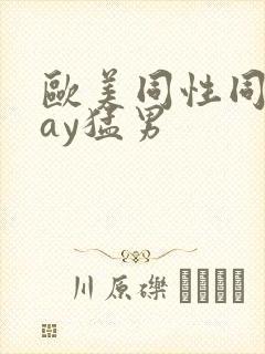 欧美同性同志gay猛男