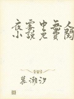 夜雾中无人爱我小说免费阅读