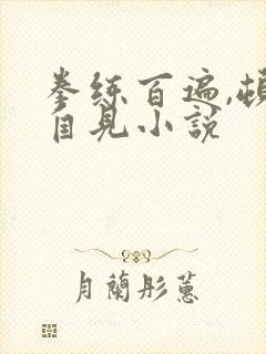 拳练百遍,顿悟自见小说