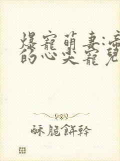 爆宠萌妻:帝少的心尖宠儿