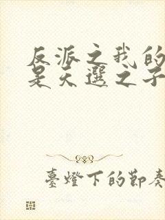 反派之我的弟弟是天选之子封面