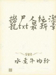 捞尸人纯洁的小龙txt最新章节