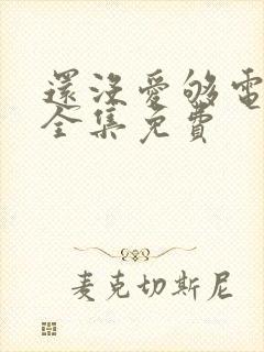 还没爱够电视剧全集免费