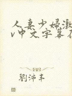 人妻少妇激情av中文字幕在线