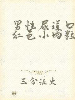 男性尿道口上有红色小肉粒