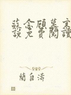 苏念顾慕寒的小说免费阅读