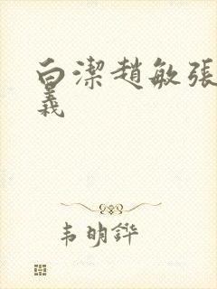 白洁赵敏张倩高义