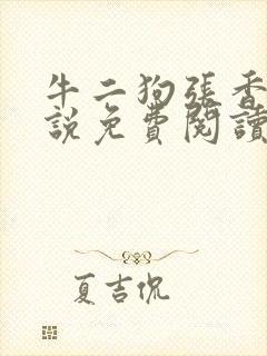 牛二狗张香妃小说免费阅读