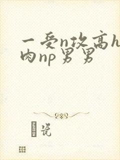 一受n攻高h全肉np男男