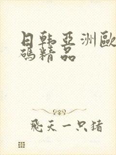 日韩亚洲欧美乱码精品