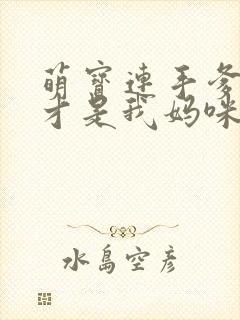 萌宝连手爹地这才是我妈咪