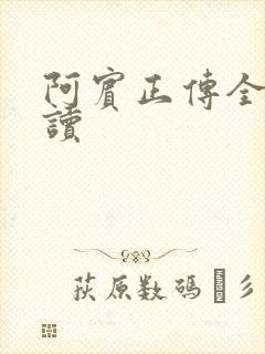 阿宾正传全集阅读