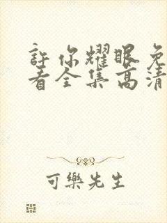 许你耀眼免费观看全集高清封面