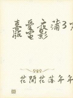 喜爱夜蒲3完整版电影