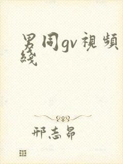 男同gv视频在线